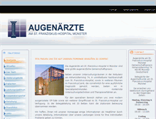 Tablet Screenshot of joomla.augen-franziskus.de